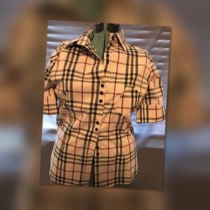 Plaid button up! Brand New with tags!